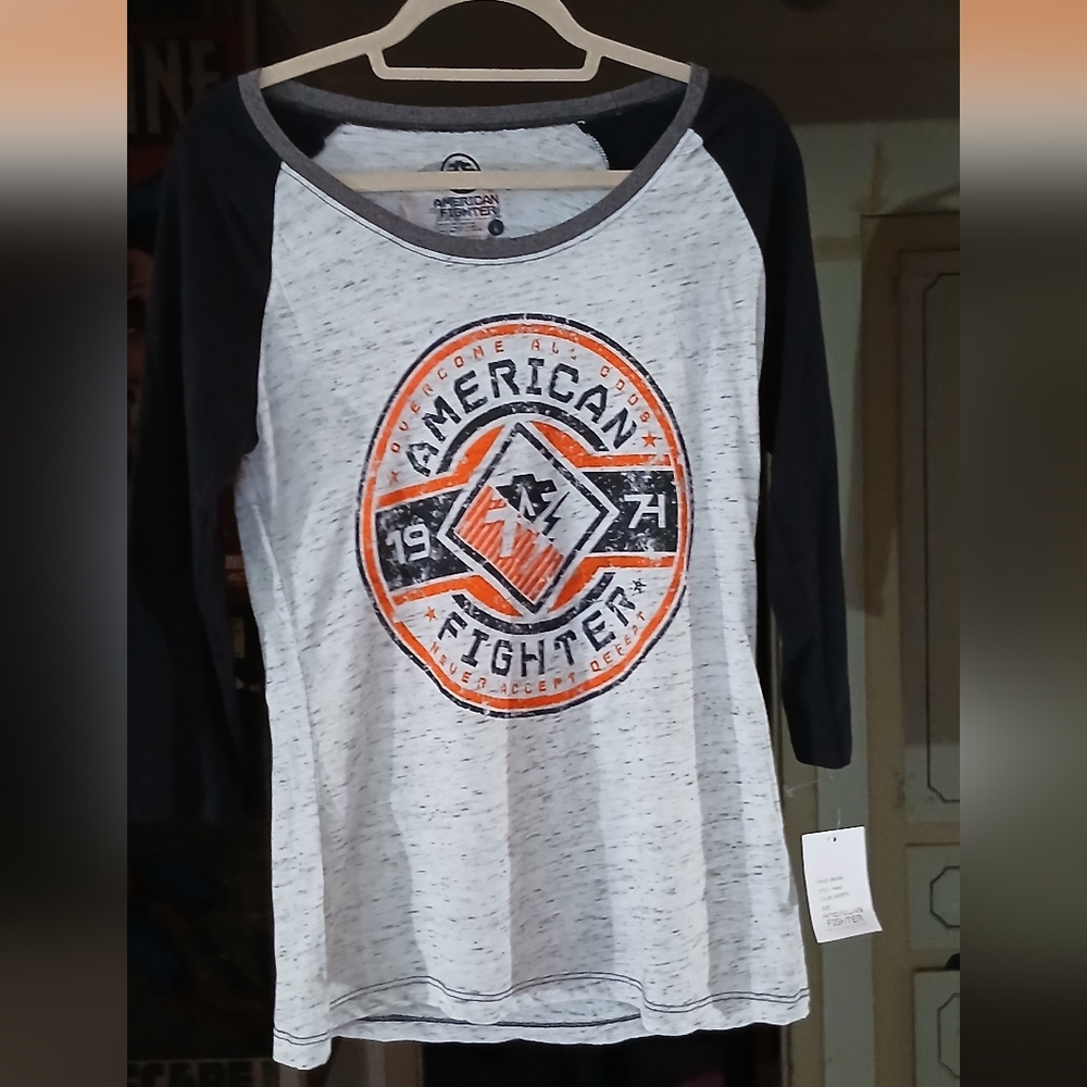 Nwt American Fighter Graphic Tee  Women XL